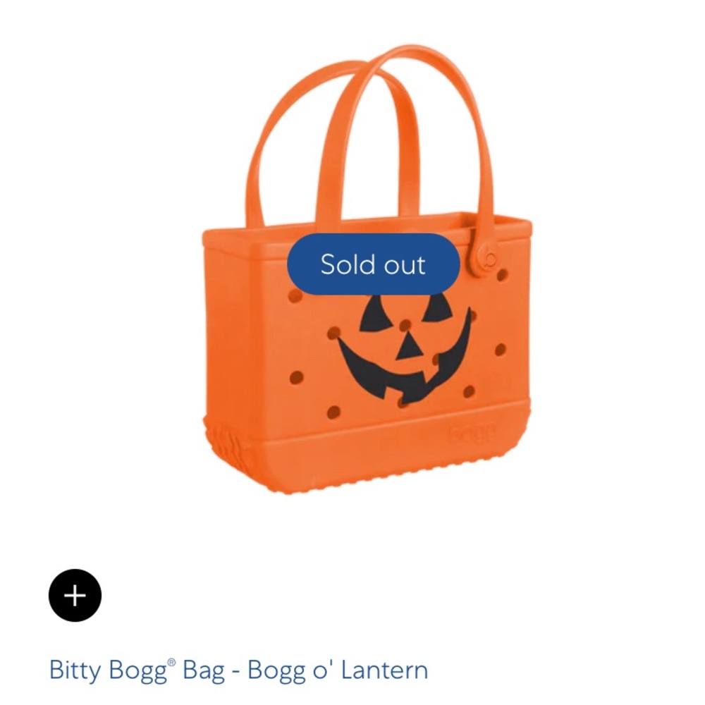 Bogg Bagg 🚨🎃 Bitty Bogg® Bag - Bogg o' Lantern🎃🚨 LIMITED EDITION SIZE SMALL - Picture 4 of 5